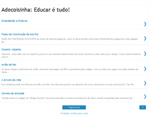 Tablet Screenshot of adecoisinha.blogspot.com