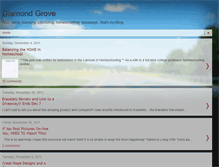 Tablet Screenshot of diamondgrove.blogspot.com