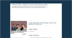 Desktop Screenshot of about-cebu-buzz.blogspot.com