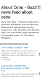 Mobile Screenshot of about-cebu-buzz.blogspot.com