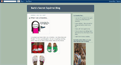 Desktop Screenshot of barbssecretsquirrelblog.blogspot.com