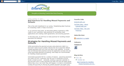 Desktop Screenshot of extendcredit.blogspot.com