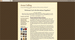 Desktop Screenshot of fwcjesuscalling.blogspot.com