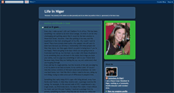 Desktop Screenshot of mylifeinniger.blogspot.com