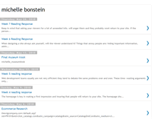 Tablet Screenshot of michellebonstein.blogspot.com