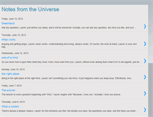 Tablet Screenshot of laurelsuniverse.blogspot.com