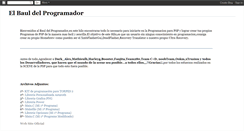 Desktop Screenshot of elbauldelprogramador.blogspot.com