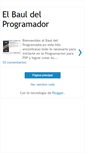 Mobile Screenshot of elbauldelprogramador.blogspot.com