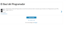 Tablet Screenshot of elbauldelprogramador.blogspot.com