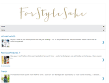 Tablet Screenshot of forstylesake.blogspot.com
