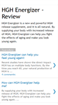 Mobile Screenshot of hgh-energizer.blogspot.com