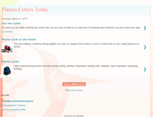 Tablet Screenshot of plasmacutterstoday.blogspot.com