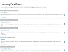 Tablet Screenshot of learning-excellence.blogspot.com