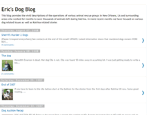 Tablet Screenshot of ericsdogblog.blogspot.com