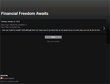 Tablet Screenshot of financialfreedomawaits-robotchicken.blogspot.com