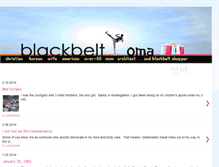 Tablet Screenshot of blackbeltoma.blogspot.com