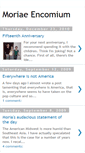 Mobile Screenshot of moriae-encomium.blogspot.com