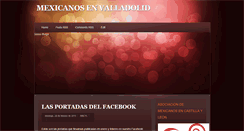 Desktop Screenshot of mexicanosenvalladolid.blogspot.com