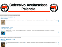 Tablet Screenshot of colectivoantifapalencia.blogspot.com