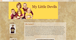 Desktop Screenshot of mylittledevils.blogspot.com