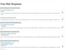 Tablet Screenshot of free-web-templatess.blogspot.com