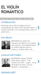 Mobile Screenshot of elviolinromantico.blogspot.com