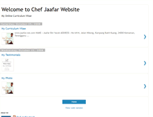 Tablet Screenshot of chefjaafar.blogspot.com