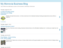 Tablet Screenshot of mymonrovia.blogspot.com