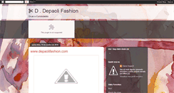 Desktop Screenshot of ddepaolifashion.blogspot.com