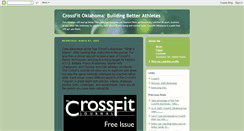Desktop Screenshot of crossfitoklahoma.blogspot.com