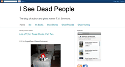 Desktop Screenshot of iseedeadfolks.blogspot.com