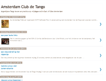 Tablet Screenshot of amsterdamclubdetango.blogspot.com