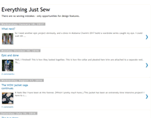 Tablet Screenshot of everythingjustsew.blogspot.com