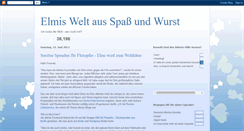 Desktop Screenshot of elmisweltausspaundwurst.blogspot.com