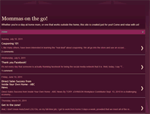 Tablet Screenshot of mommasonthego.blogspot.com