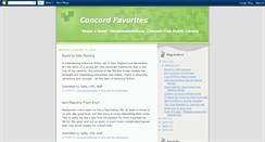 Desktop Screenshot of concordfavorites.blogspot.com