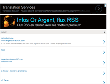 Tablet Screenshot of infos-or-argent.blogspot.com