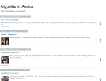 Tablet Screenshot of miguelitoinmexico.blogspot.com