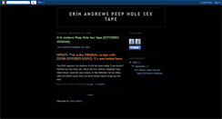 Desktop Screenshot of erinandrewspeepholesextape.blogspot.com