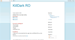 Desktop Screenshot of killdarkro.blogspot.com