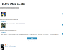 Tablet Screenshot of neldascakesgalore.blogspot.com