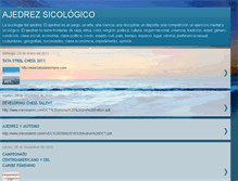 Tablet Screenshot of ajedrezsicologico.blogspot.com