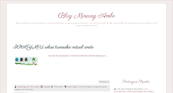 Desktop Screenshot of blogminang.blogspot.com