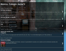 Tablet Screenshot of musicajuniors.blogspot.com