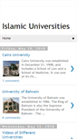 Mobile Screenshot of islamicuniversities.blogspot.com