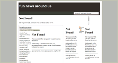Desktop Screenshot of funnewsaroundus.blogspot.com