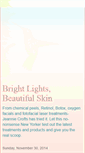 Mobile Screenshot of brightlightsbeautifulskin.blogspot.com
