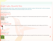 Tablet Screenshot of brightlightsbeautifulskin.blogspot.com