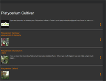 Tablet Screenshot of platyceriumcultivar.blogspot.com