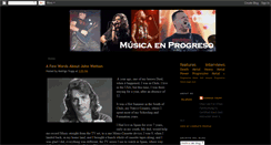 Desktop Screenshot of musicaenprogreso.blogspot.com